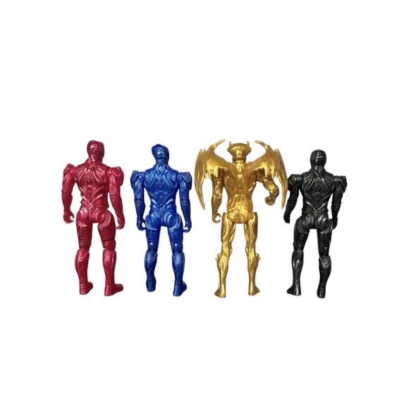 Power Rangers 2017 Movie 5” Action Figures: Red, Blue Black B Goldar Bandai - Picture 2 of 7